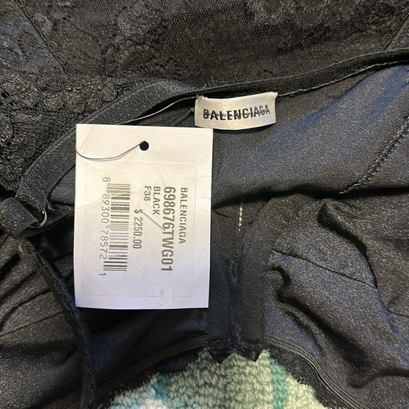 Balenciaga Lace Mini Corset Dress-SEEN ON DUA LIPA - Picture 16 of 16